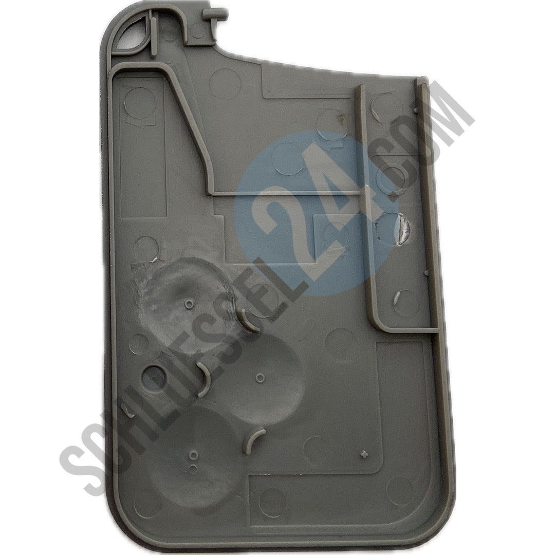 Kartenschlüssel silber, Autoschlüssel Gehäuse Funk geeignet für Renault Scenic II, Megane II, Velsatis, Espace 4, Laguna mit 3 Tasten