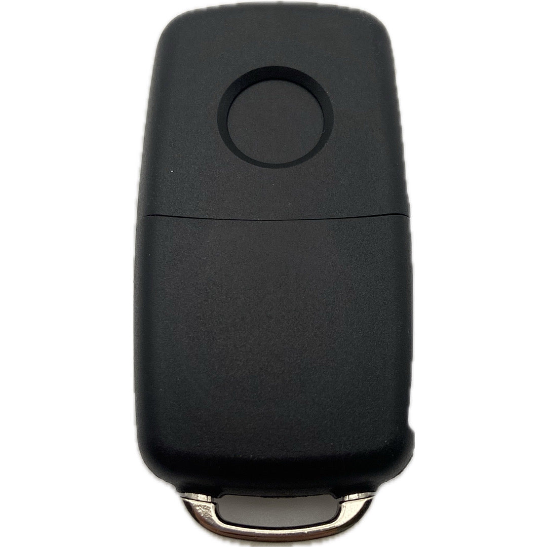 Autoschlüssel komplett mit Platine Funk Klappschlüssel kompatibel für VW 2 Tasten 5K0 837 202