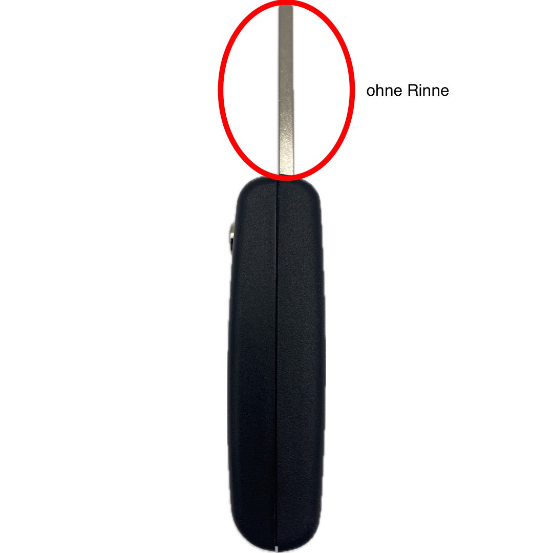 Autoschlüssel Gehäuse für Funk Klappschlüssel geeignet für Citroen, Peugeot 2 Tasten