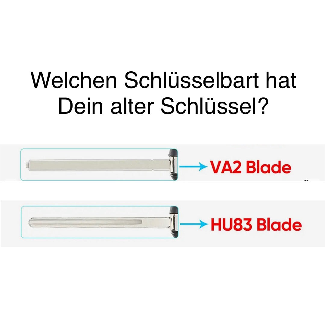 Autoschlüssel komplett 2 oder 3 Taster Funk Klappschlüssel geeignet für Citroen, Peugeot PCF 7941