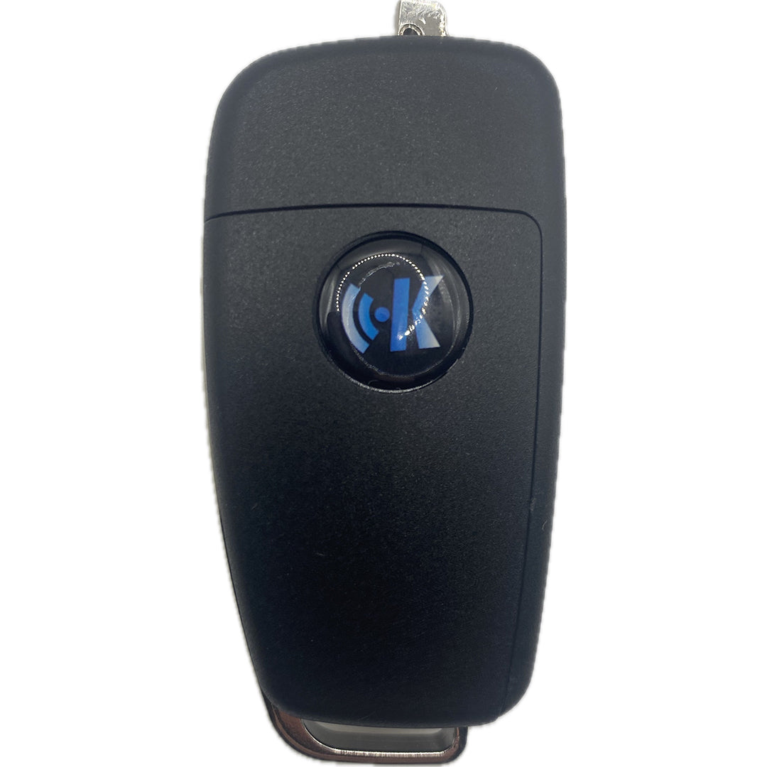 Autoschlüssel komplett mit Platine Funk Klappschlüssel kompatibel für VW 2 oder 3 Tasten