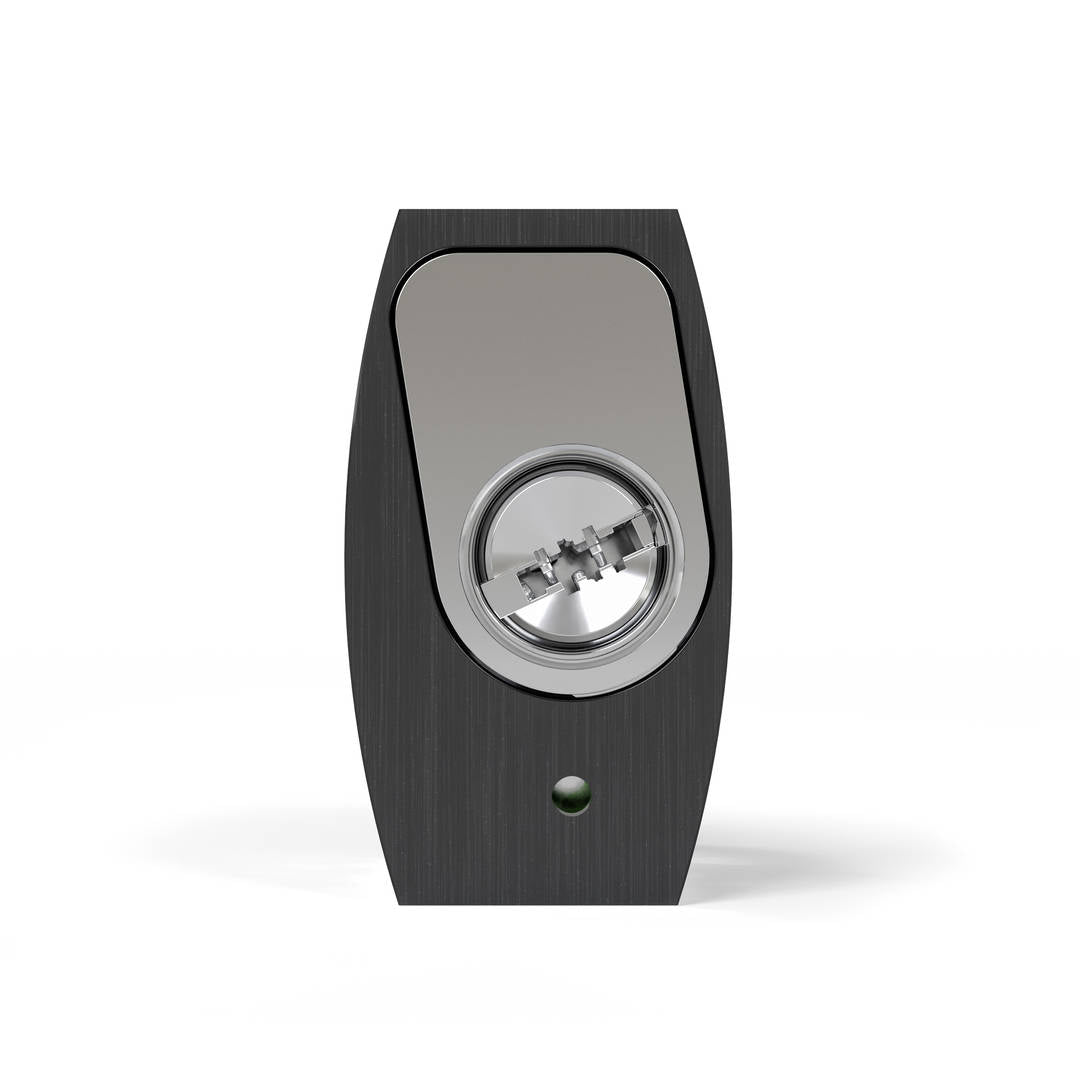 Hangschloss DOM IX Twinstar mit Sicherungskarte, Wendeschlüssel, Doppelrolle, 2in1