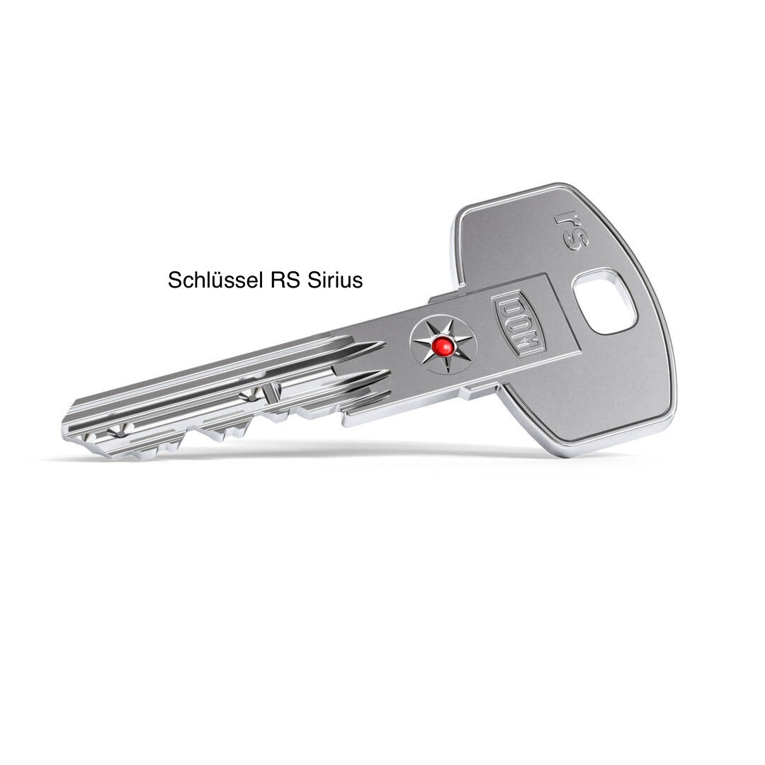 Schließzylinder DOM RS Sirius mit Sicherungskarte
