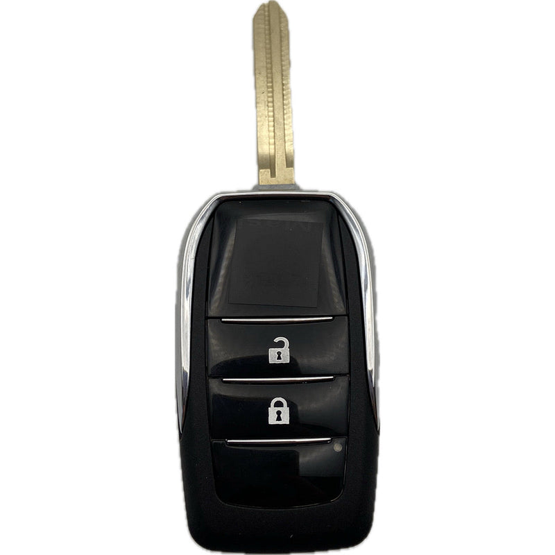 Autoschlüssel Gehäuse UPGRADE für Funk Klappschlüssel geeignet für Toyota 2 Taster und 3 Taster