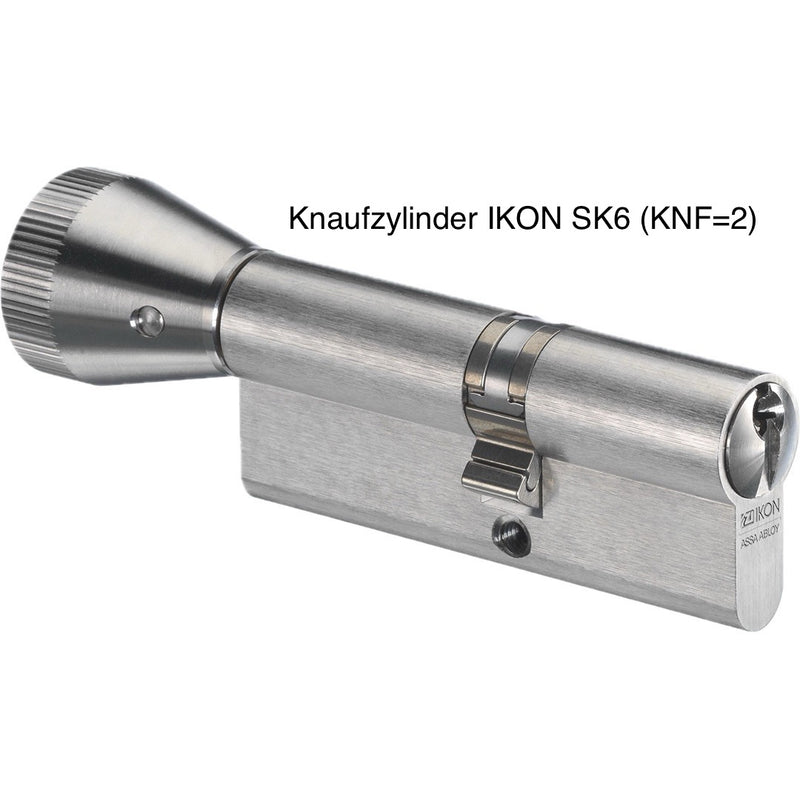 Knaufzylinder IKON SK6 mit Knauf 2
