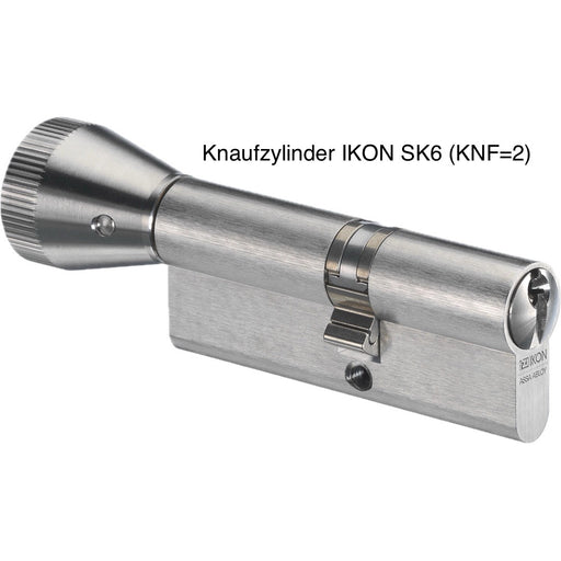 Knaufzylinder IKON SK6 mit Knauf 2