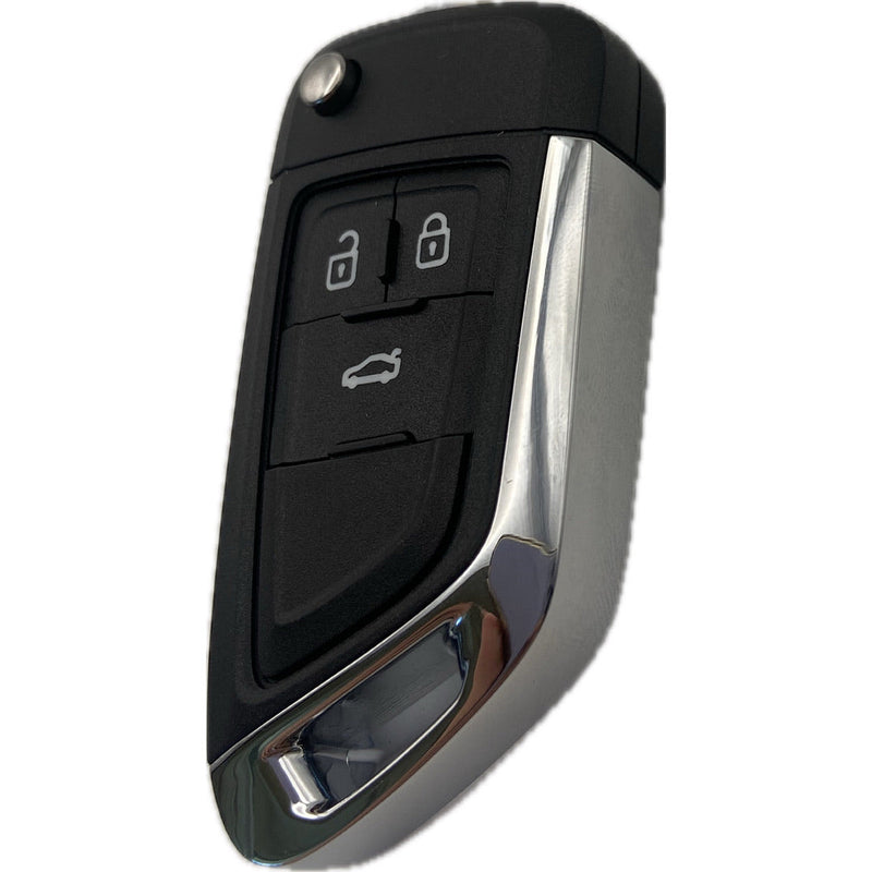 UPGRADE Autoschlüssel Gehäuse für Funk Klappschlüssel geeignet für Opel (2009 - 2016) 3 Taster