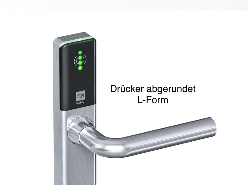 DOM Tapkey Guard Slimline, Drücker abgerundet L-Form