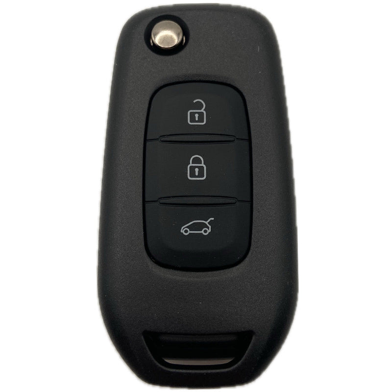 Autoschlüssel Gehäuse geeignet für Renault und Dacia für Funk Klappschlüssel Schlüssel 3 Taster