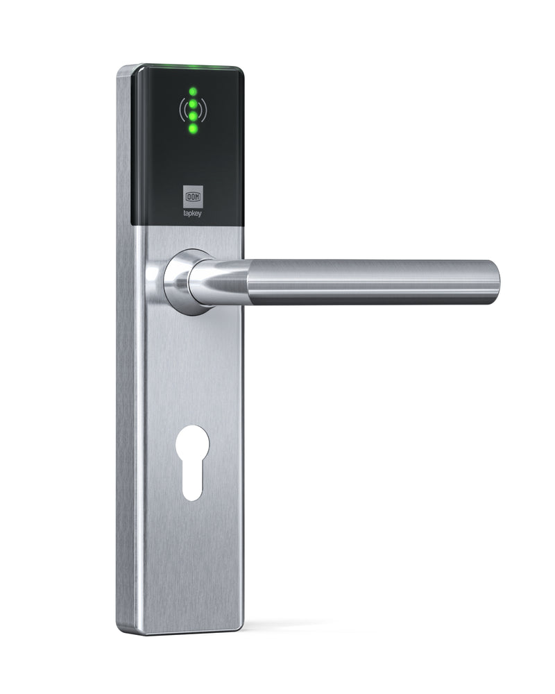 DOM Tapkey Guard Wideline, Aussenansicht mit Profilzylinderlochung