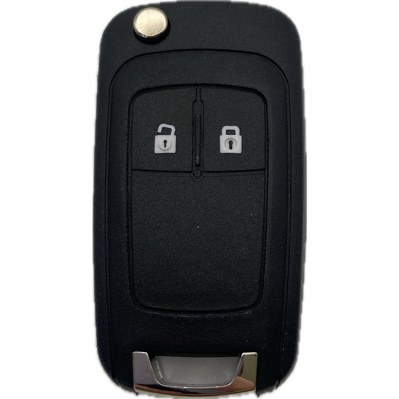 Autoschlüssel Gehäuse für Funk Klappschlüssel geeignet für Opel ab (2009 - 2016) 2 Taster
