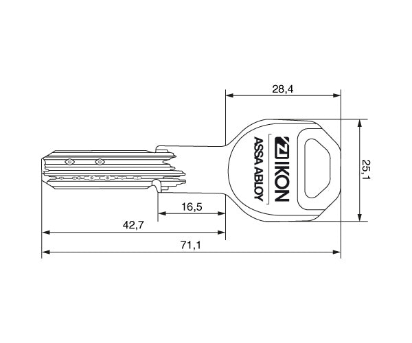 IKON Schließzylinder RW6 – Wendeschlüssel-Sicherheit
