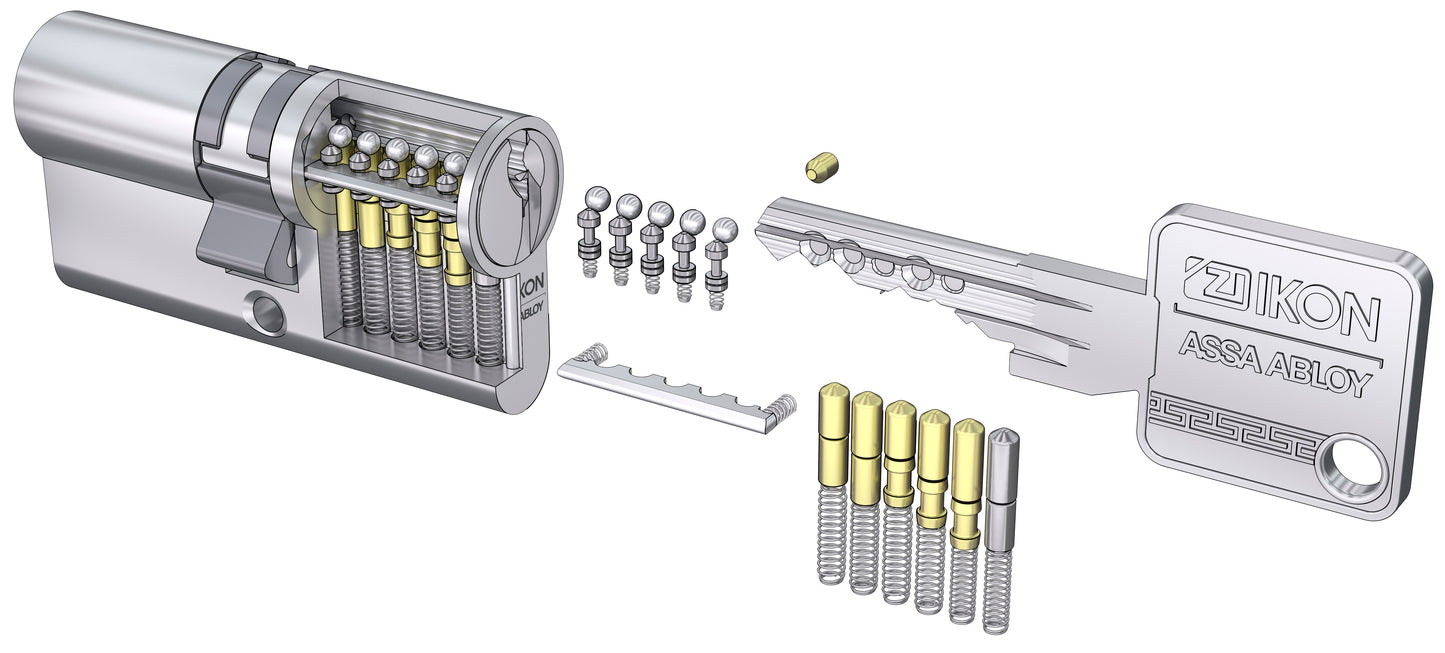 IKON Halbzylinder SK6 extra PA46 – kaufen - Premium-Sicherheit mit Spezialausführung