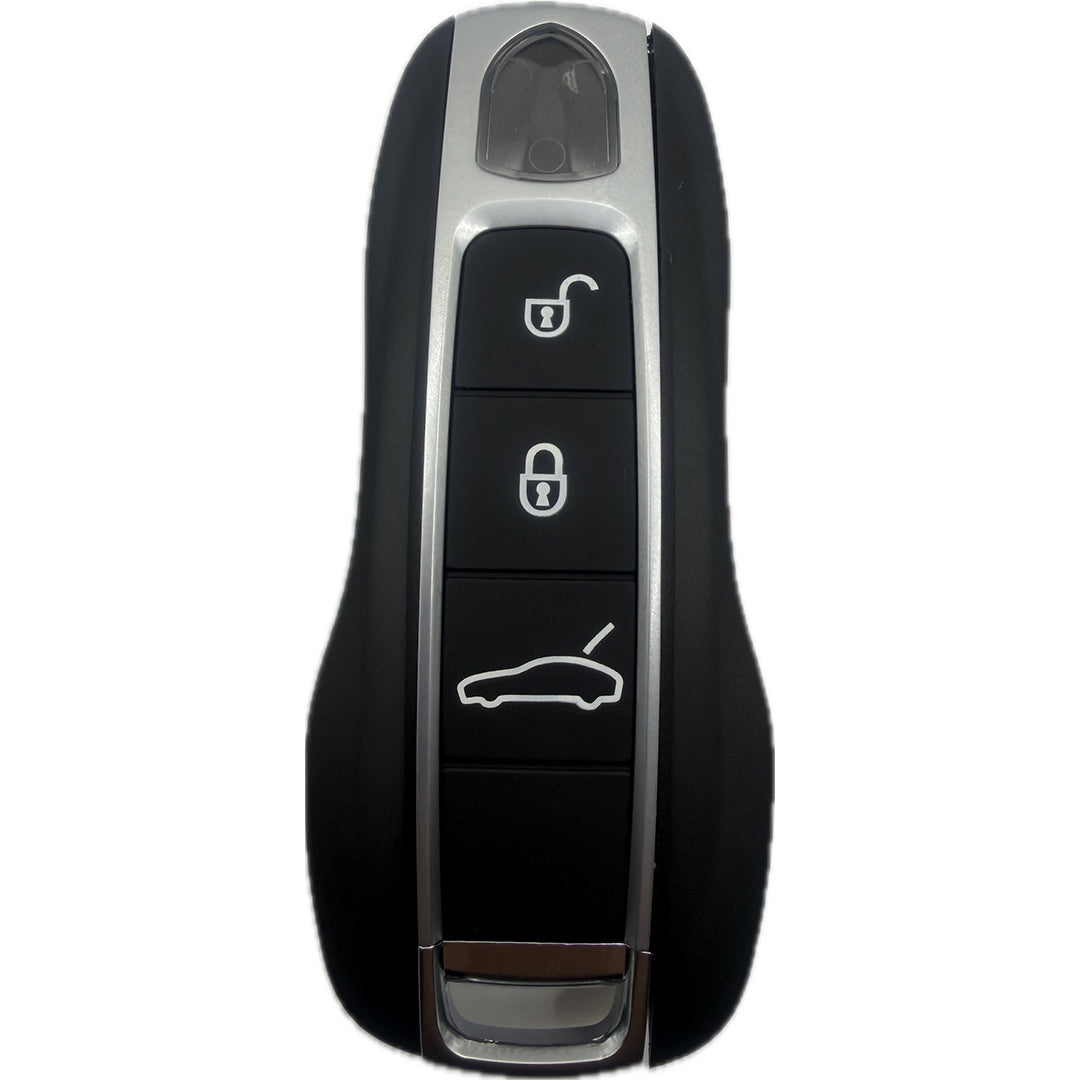 Autoschlüssel Gehäuse Keyless Go geeignet für Porsche Umbausatz (angepasst auf aktuelle Schlüsselform)