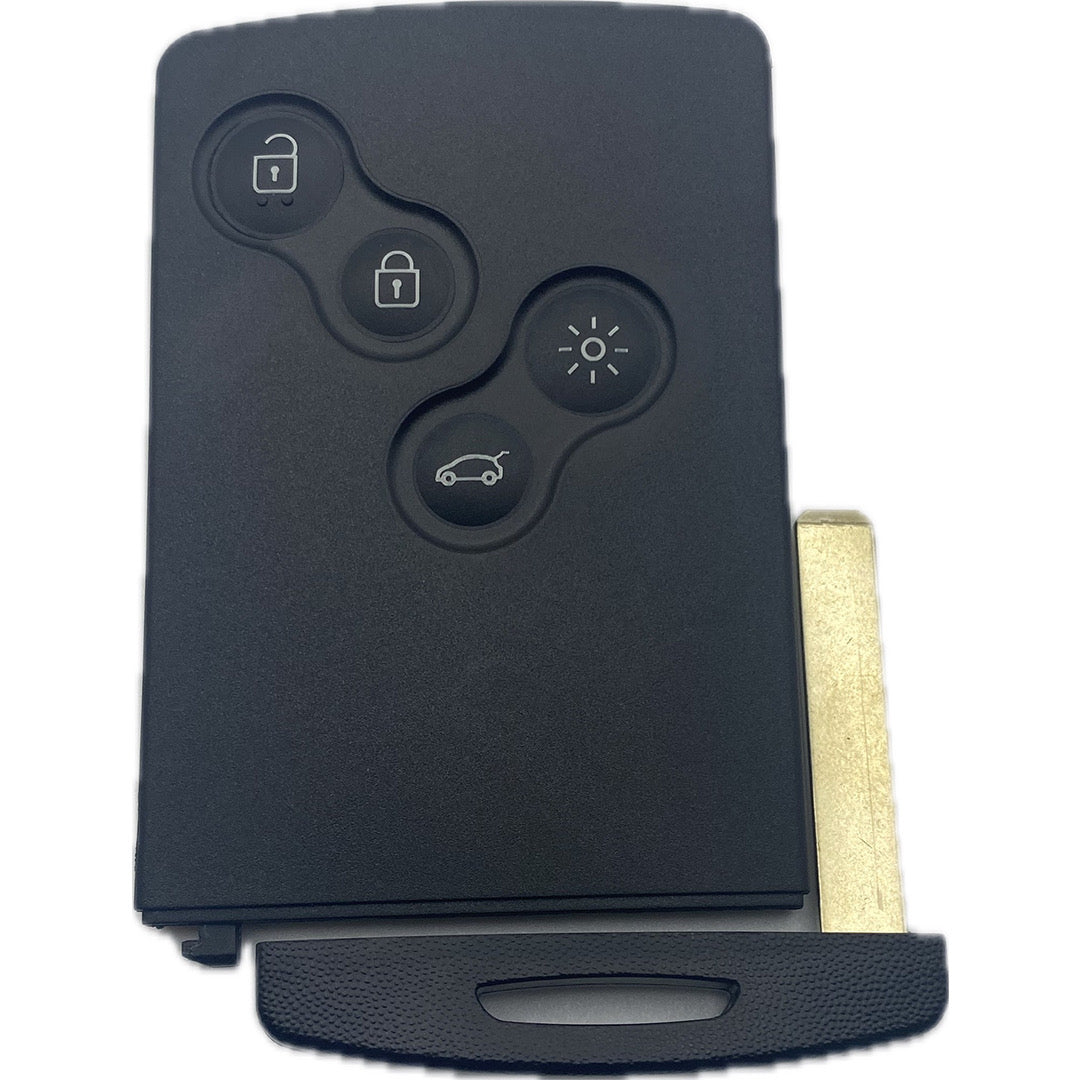 Gehäuse Kartenschlüssel, Autoschlüssel Gehäuse Funk geeignet für Renault 4 Tasten