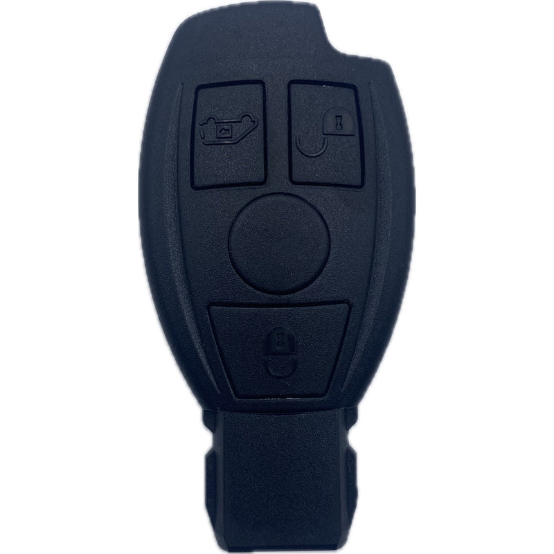 Autoschlüssel Gehäuse (neue Form) schwarz geeignet für Mercedes Benz 2 oder 3 Taster