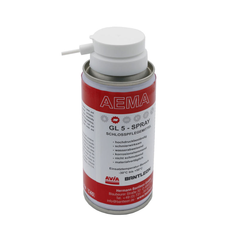Schlossspray für Schließzylinder 100 ml – Pflegespray Cleaner GL 5 mit Sprühröhrchen