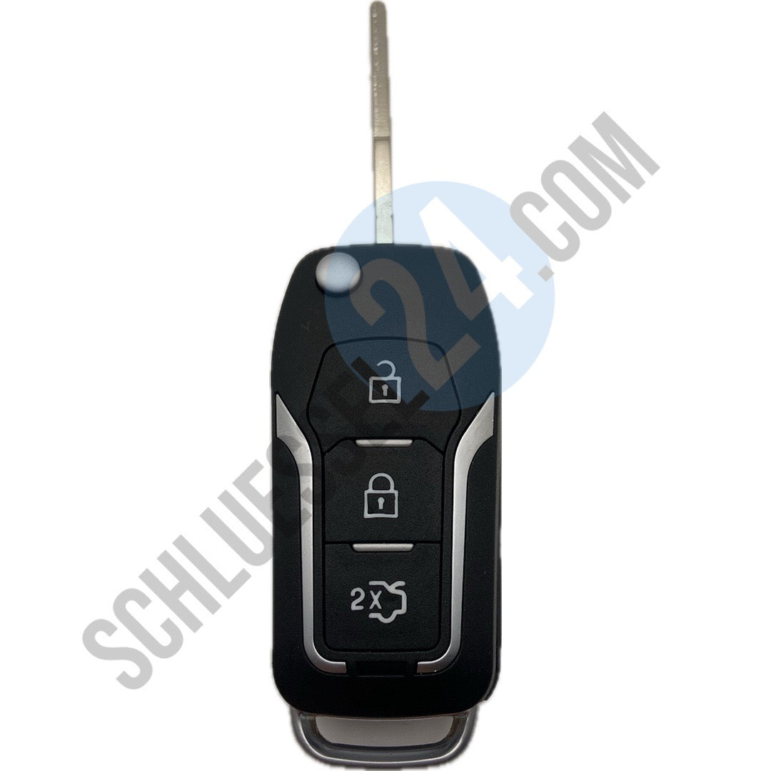 Autoschlüssel Gehäuse Upgrade für Funk Schlüssel geeignet für Ford 3 Taster