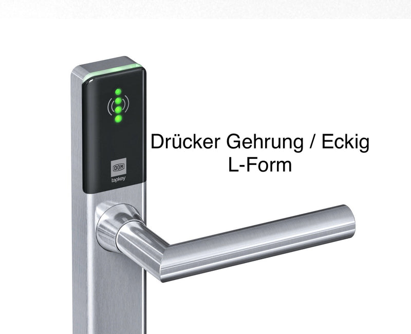 DOM Tapkey Guard Slimline, Drücker Gehrung Eckig, L-Form