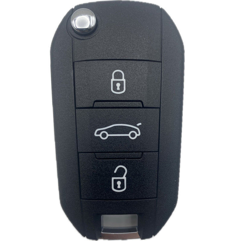 Opel Citroen Peugeot Autoschlüssel ab 2016, eingeklappt 3 Tasten
