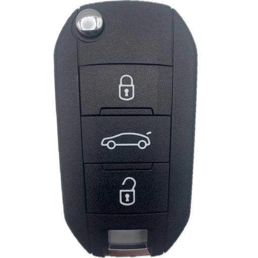 Opel Citroen Peugeot Autoschlüssel ab 2016, eingeklappt 3 Tasten
