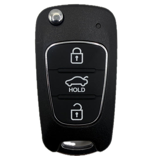 Kompletter Funkschlüssel kompatibel mit Hyundai I30 3 Taster