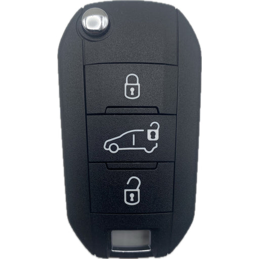 Opel Citroen Peugeot Autoschlüssel komplett ab 2016 Funkschlüssel, 3 Tasten, schließen, Kofferraum SUV, Öffnen, eingeklappt
