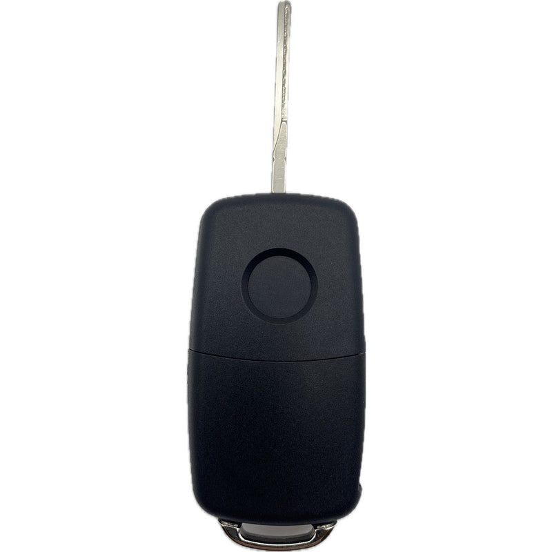 Autoschlüssel komplett mit Platine Funk Klappschlüssel kompatibel für VW 2 Tasten 5K0 837 202