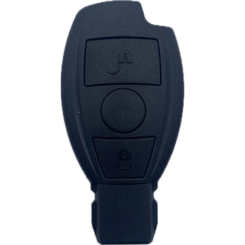 Autoschlüssel Gehäuse (neue Form) schwarz geeignet für Mercedes Benz 2 oder 3 Taster
