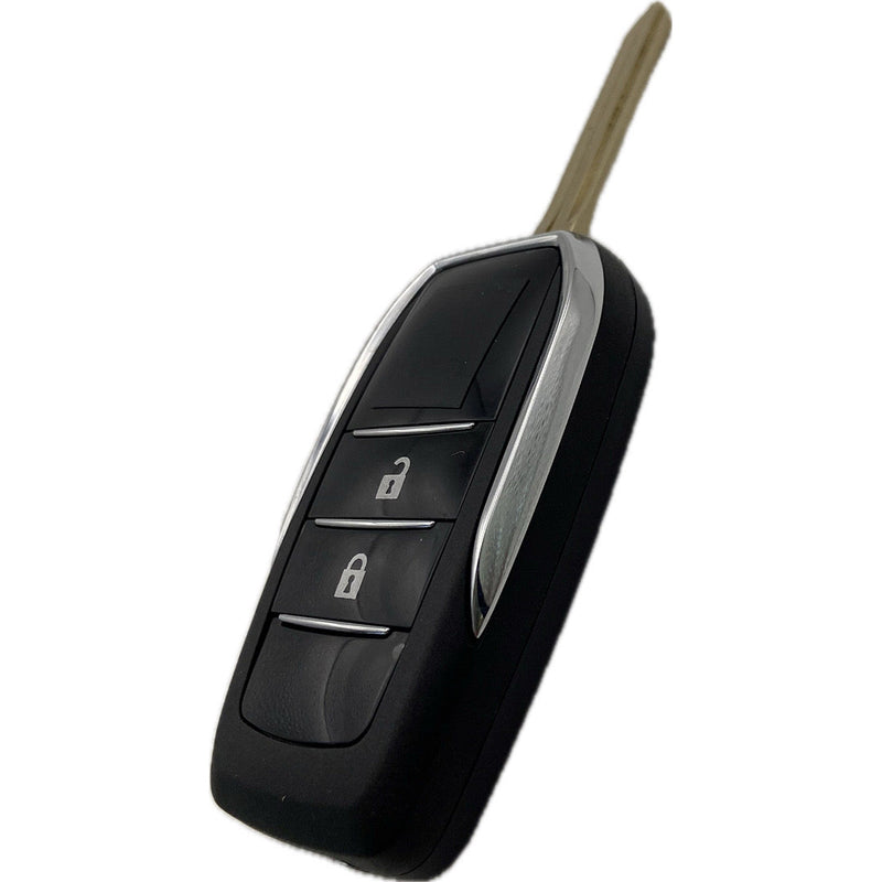 Autoschlüssel Gehäuse UPGRADE für Funk Klappschlüssel geeignet für Toyota 2 Taster und 3 Taster