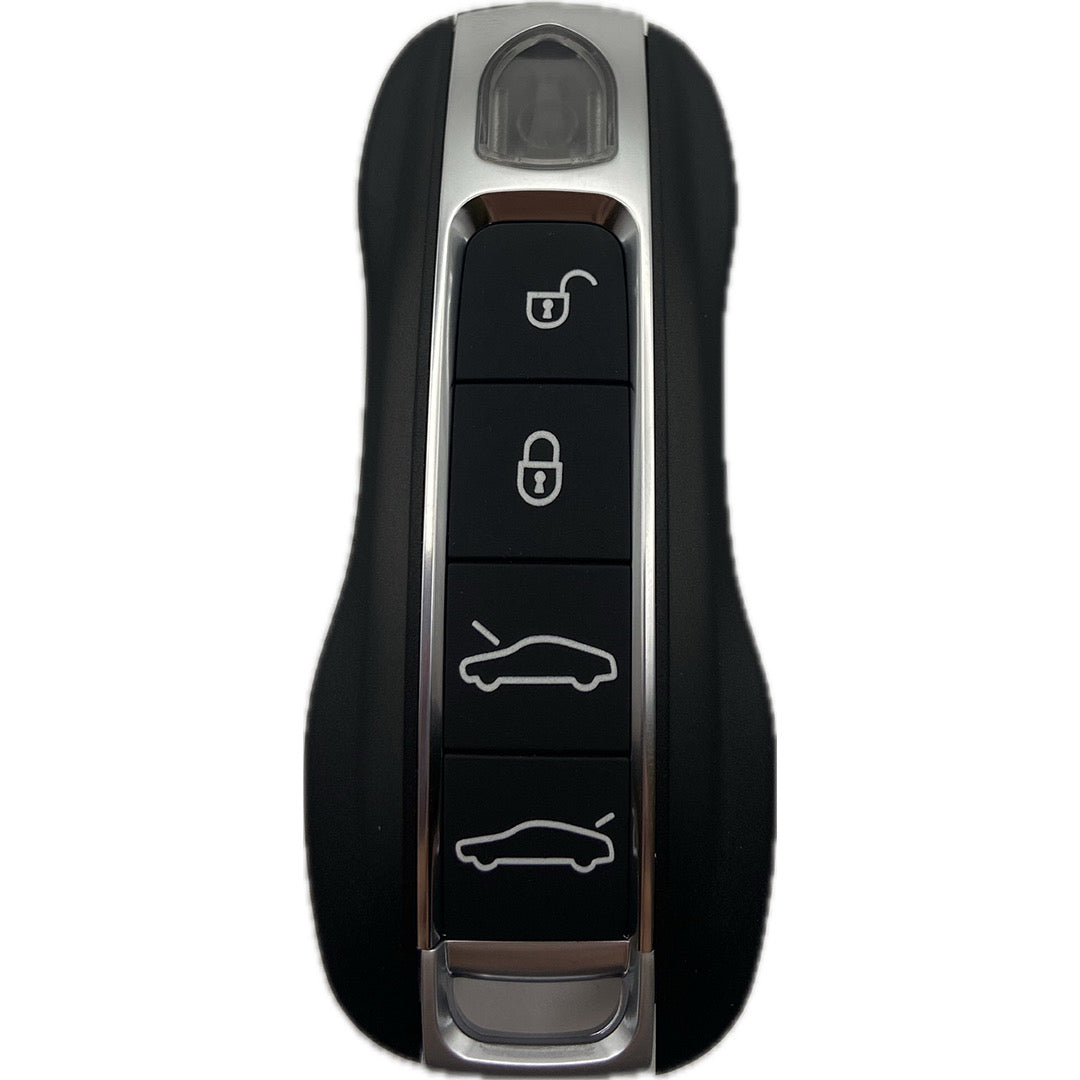 Autoschlüssel Gehäuse für Funk Schlüssel geeignet für Porsche 4 Tasten Keyless Go