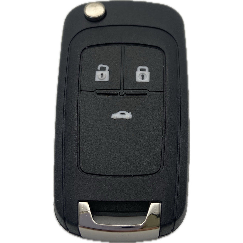 Autoschlüssel komplett KEYLESS GO für Funk Klappschlüssel geeignet für Opel ab (2009 - 2016) 3 Taster