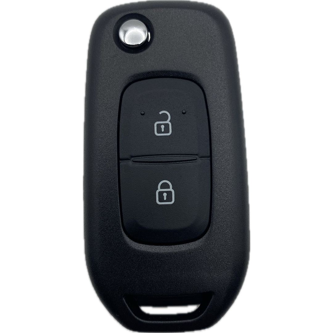 Renault & Dacia Klappschlüssel Komplett inkl. Funkplatine & Transponder – 2-Tasten, 434 MHz