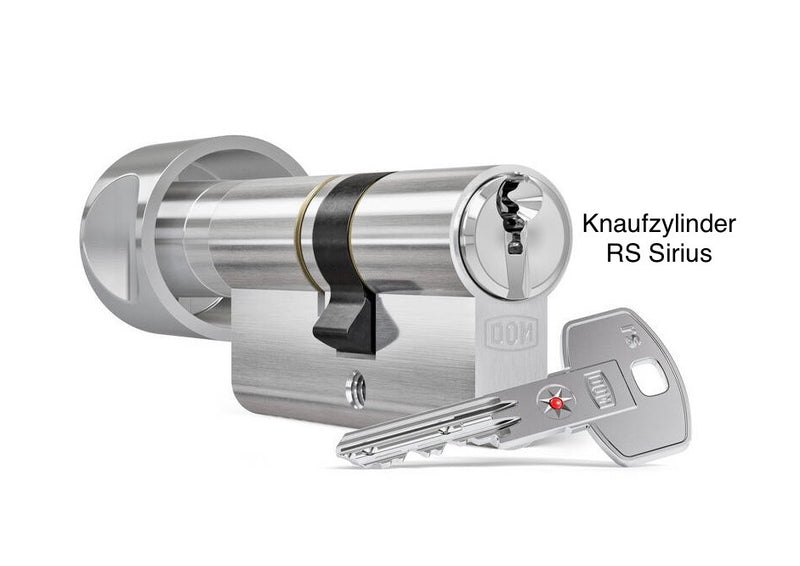 Knaufzylinder RS Sirius mit Schlüssel