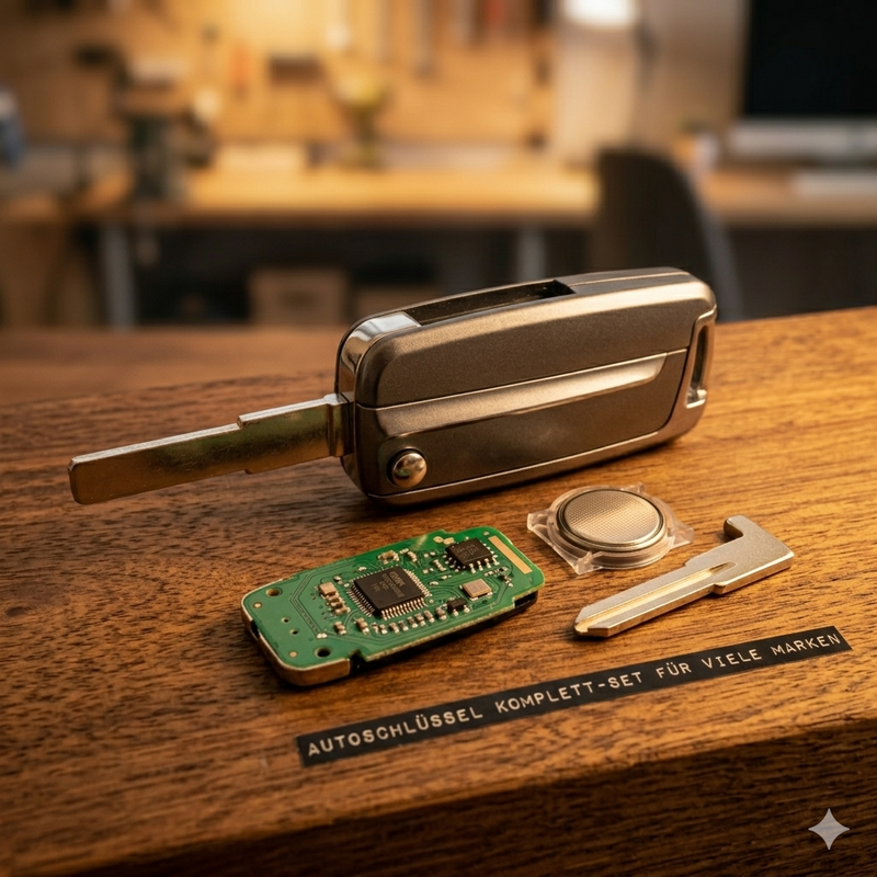 Autoschlüssel komplette mit platine und Notschlüssel und Batterie