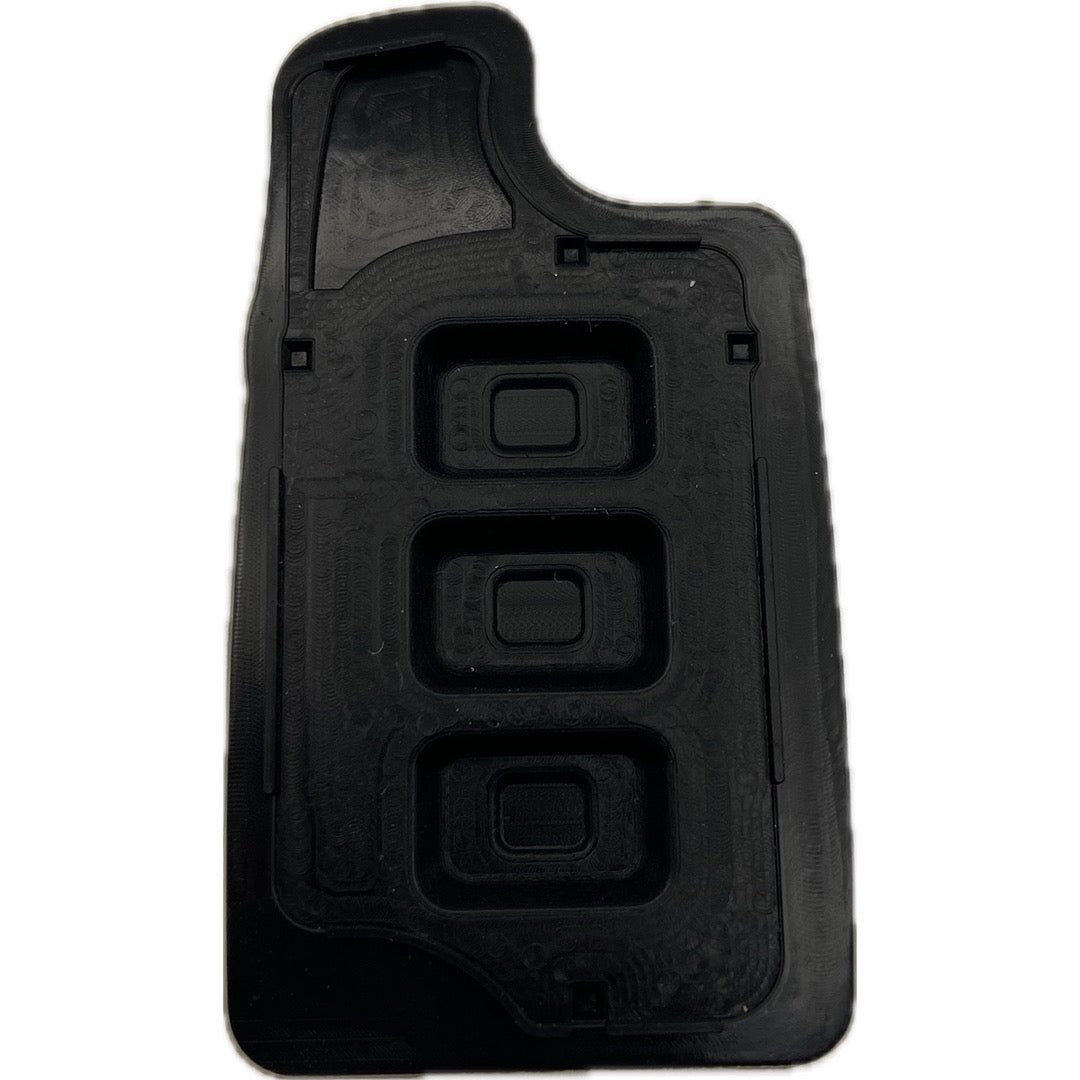 Autoschlüssel Tastenfeld, Gummipad geeignet für Dacia, Renault für Funk Klappschlüssel 2 Taster oder 3 Taster