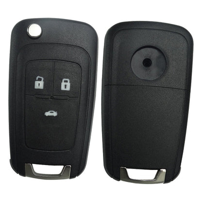 Autoschlüssel komplett KEYLESS GO für Funk Klappschlüssel geeignet für Opel ab (2009 - 2016) 3 Taster