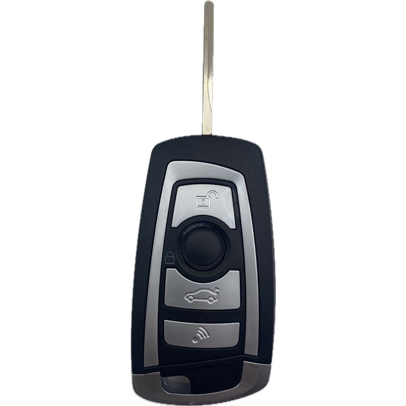 Upgrade Autoschlüssel komplett Funk Klappschlüssel geeignet für 1er, 5er BMW 4 Taster 868 Mhz, CAS 2 System,