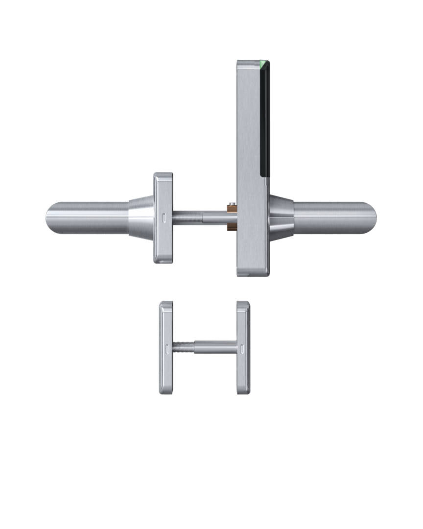 DOM ENiQ Guard Compact Wideline Set einseitig lesend (mit Rosetten)