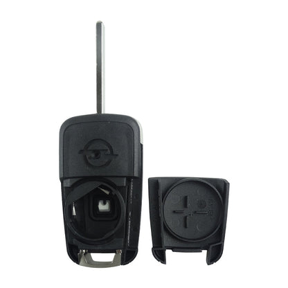Autoschlüssel komplett KEYLESS GO für Funk Klappschlüssel geeignet für Opel ab (2009 - 2016) 3 Taster