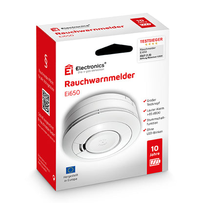 Rauchmelder Ei650i + Ei650iRF – Original Ei Electronics mit 10 Jahres Batterie