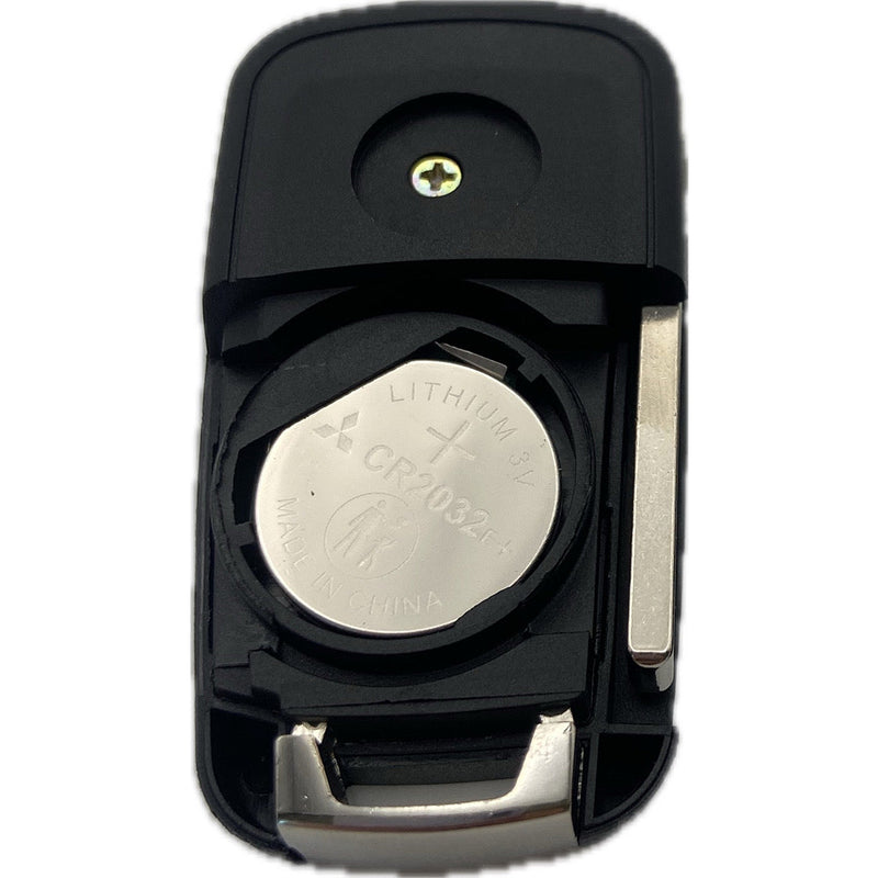 Autoschlüssel OEM komplett für Funk Klappschlüssel geeignet für Opel ab (2009 - 2016) 2 Taster