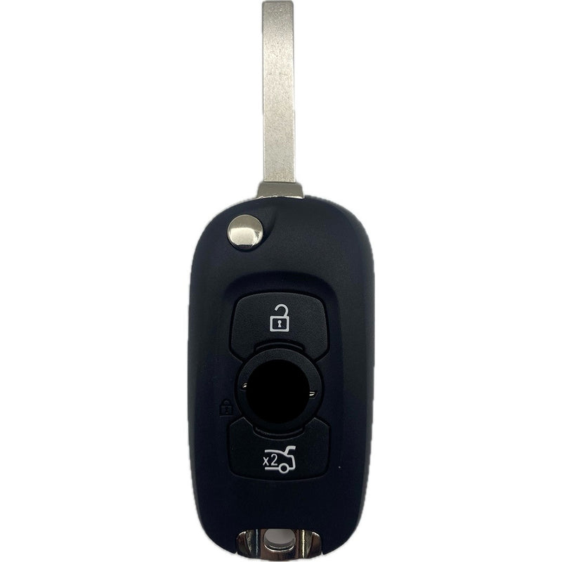 Opel Autoschlüssel komplett ab 2015 Funk Klappschlüssel, 3 Taster, ausgeklappt
