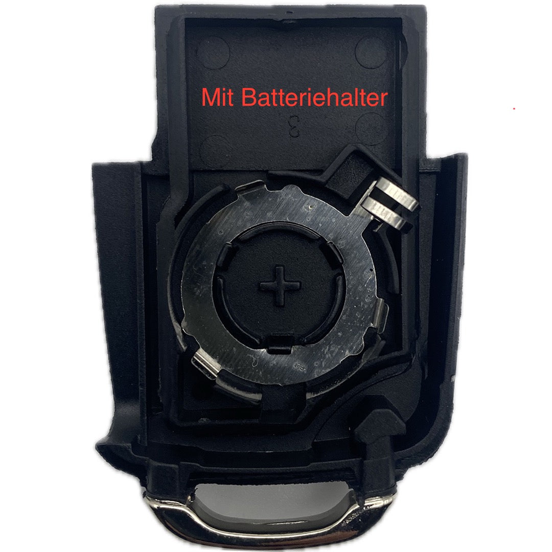 Autoschlüssel Gehäuse für Funk geeignet für VW 3Taster (LED Mitte)