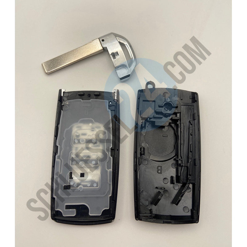 UPGRADE Autoschlüssel Gehäuse für Funk Klappschlüssel geeignet für VW 3 Tasten nur KEYLESS GO