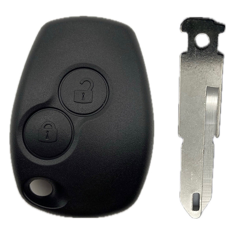 Autoschlüssel Gehäuse 2 oder 3 Taster Funkschlüssel geeignet für Renault, Dacia, Opel, NISSAN