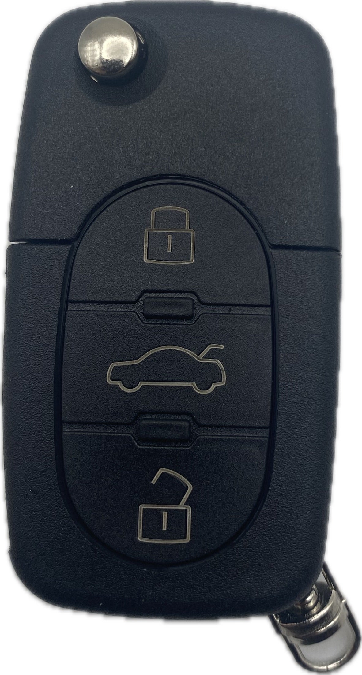 Autoschlüssel Gehäuse für Funk Klappschlüssel geeignet für ältere AUDI 2 oder 3 Taster