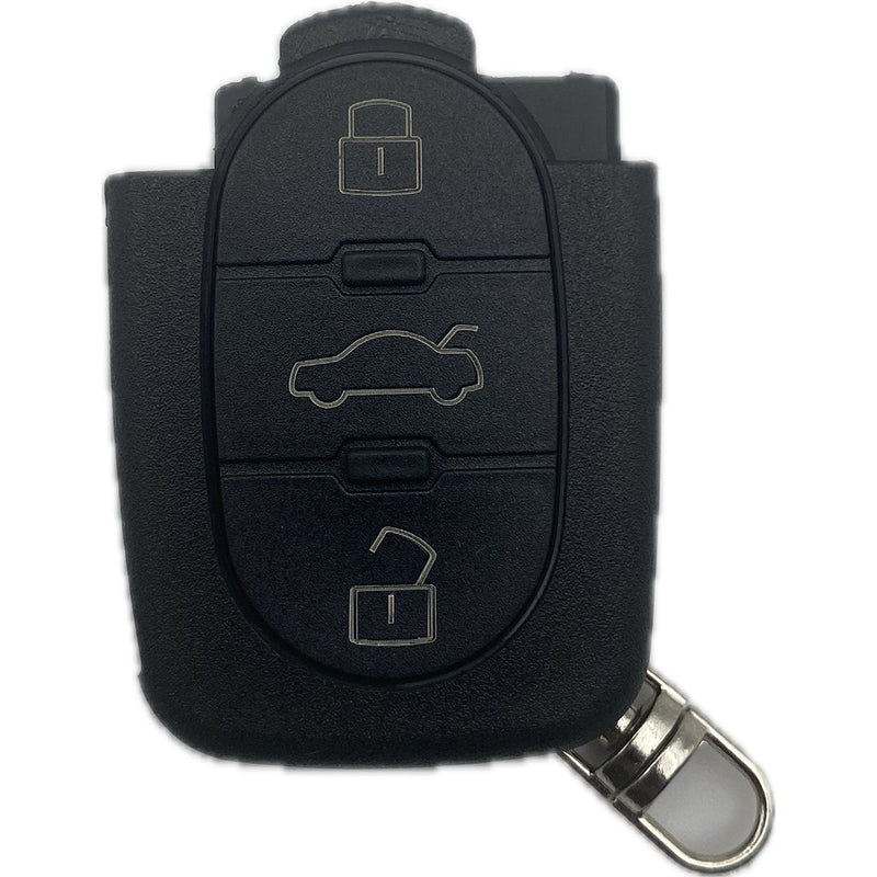 Autoschlüssel Gehäuse für Funk Klappschlüssel geeignet für ältere AUDI 2 oder 3 Taster