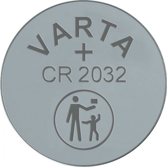 VARTA Batterie, Knopfzelle für Autoschlüssel CR 2032