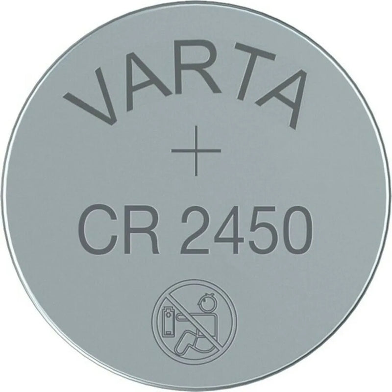 Knopfzelle Varta CR 2450 von oben